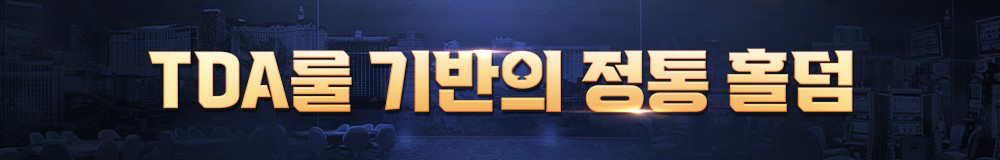 TDA룰 기반의 정통 홀덤