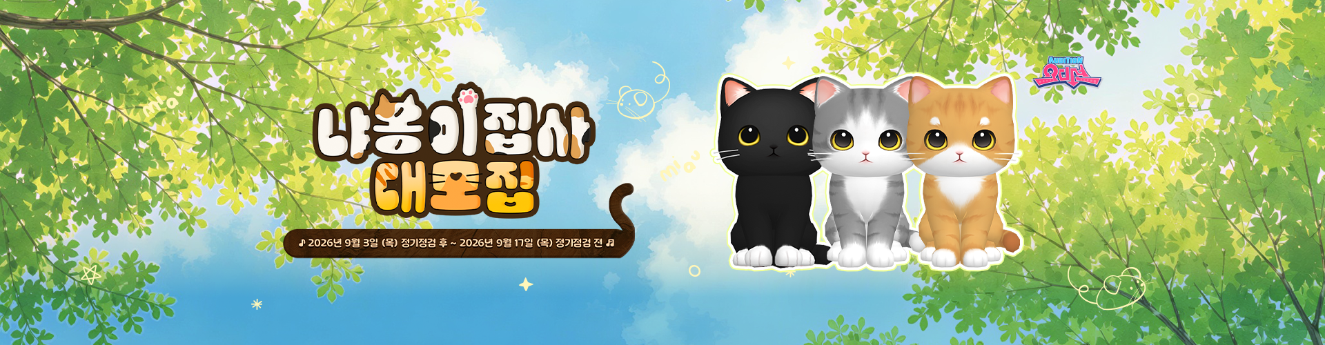 오디션(냐옹이집사대모집)